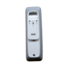 Control remoto 1 canal para motores de persiana Somfy con señal inalámbrica, instrucciones: sube, baja y detener, con posición favorita programada.