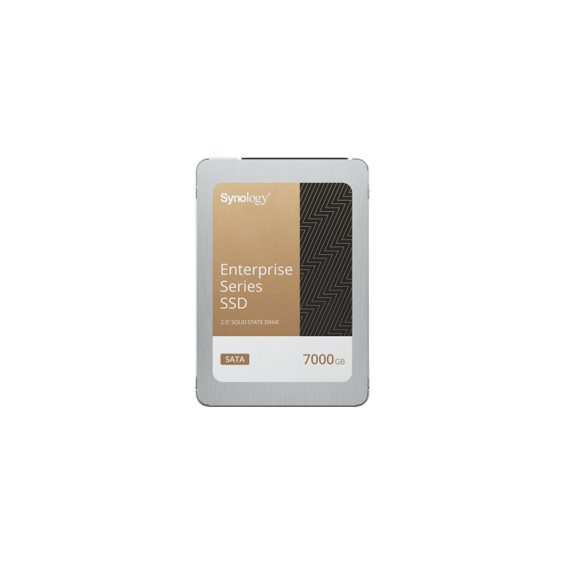 SSD SATA de 2,5" Serie Enterprise | 7000 GB | Alto Rendimiento Estable | Resistencia Empresarial | Protección de Datos Integral | Análisis de Vida Útil | Compatibilidad con Synology DSM | Garantía de 3 Años.
