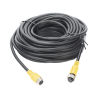  Cable extensor con conector tipo aviación de 15m solo para soluciones de videovigilancia móvil XMR