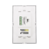 (ZWAVE) Interruptor On/Off panel táctil touch inalámbrico Zwave Plus 3 botones. Compatible con Hubitat HC8, Álula  M2M, otro 