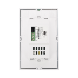 (ZWAVE) Interruptor On/Off panel táctil touch inalámbrico Zwave Plus 1 boton. No requiere cable neutro, Compatible con Hubitat HC8, Álula  M2M, otros 