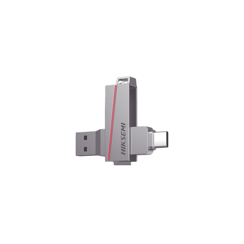 Memoria USB Dual de 256 GB / USB-C y USB-A / Transferencia de Alta Velocidad / Metálica / Compatible con Dispositivos Móviles, Windows, Mac y Linux