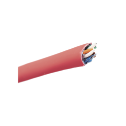 Bobina de Cable UTP de 4 Pares, Vari-MaTriX, Cat6A, 23 AWG, LSZH (Libre de Gases Tóxicos), Color Rojo, 305m