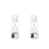 Transceptores Ópticos Industriales Bidireccionales SFP+ (Mini-Gbic) / Monomodo 1270 & 1330 nm / 10 Gbps / 10GBASE / Conector LC/UPC Simplex / DDM / Hasta 3 km / 2 Piezas