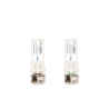 Transceptores Ópticos Industriales Bidireccionales SFP+ (Mini-Gbic) / Monomodo 1270 & 1330 nm / 10 Gbps / 10GBASE / Conector LC/UPC Simplex / DDM / Hasta 10 km / 2 Piezas