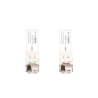 Transceptores Ópticos Industriales Bidireccionales SFP+ (Mini-Gbic) / Monomodo 1270 & 1330 nm / 10 Gbps / 10GBASE / Conector LC/UPC Simplex / DDM / Hasta 20 km / 2 Piezas