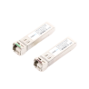 Transceptores Ópticos Industriales Bidireccionales SFP+ (Mini-Gbic) / Monomodo 1270 & 1330 nm / 10 Gbps / 10GBASE / Conector LC/UPC Simplex / DDM / Hasta 20 km / 2 Piezas