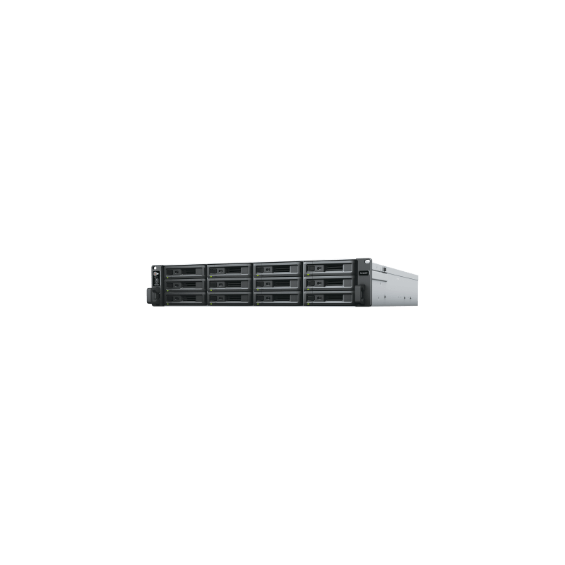 Unidad de Expansión RX1223RP | 12 Bahías HDD/SSD SATA 3.5" o 2.5" | Fuente de Alimentación Redundante | Compatible con Synology DSM | Plug-and-Play.