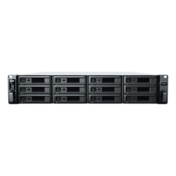 Unidad de Expansión RX1223RP | 12 Bahías HDD/SSD SATA 3.5" o 2.5" | Fuente de Alimentación Redundante | Compatible con Synology DSM | Plug-and-Play.