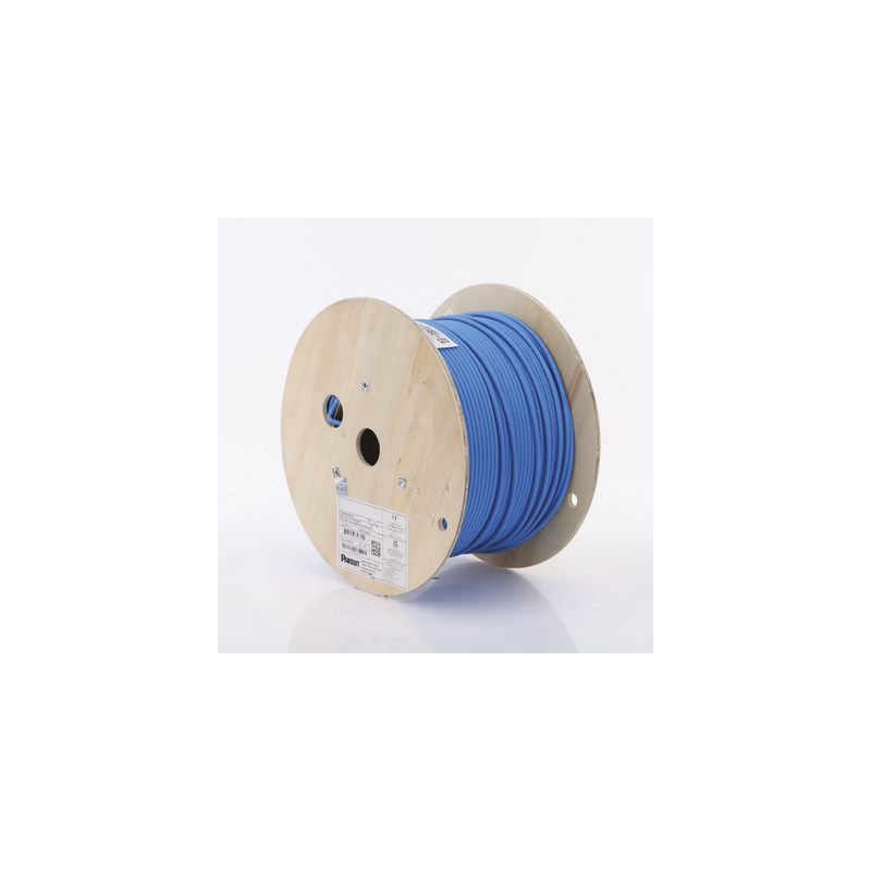 Bobina de Cable UTP de 4 Pares, Vari-MaTriX HD, Cat6A, 23 AWG, LSZH-3 (Libre de Gases Tóxicos), Color Azul, 305m