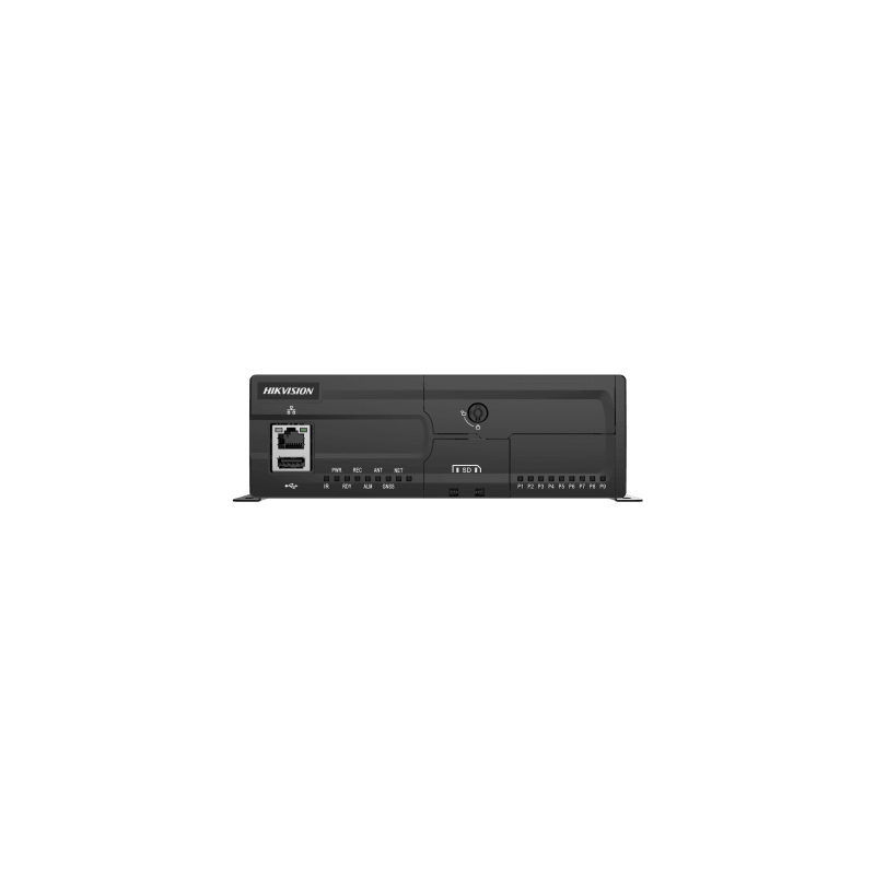 NVR Móvil de 8 Canales de 2 Megapixel / 8 Puertos PoE / 1 Bahía de Disco Duro / Incluye Modulo GPS