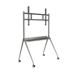 Montaje de Piso Móvil para Pantallas de 86" y 98" / Compatible con VESA / Incluye Soporte para Pantalla