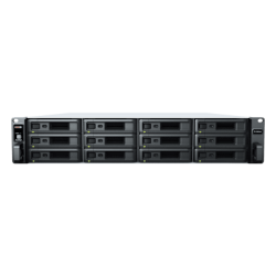 Unidad de Expansión RX1222sas | 12 Bahías SAS/SATA 3.5" o 2.5" | Diseño Redundante | Fuentes de Alimentación Dobles | Compatible con Unidades Synology.