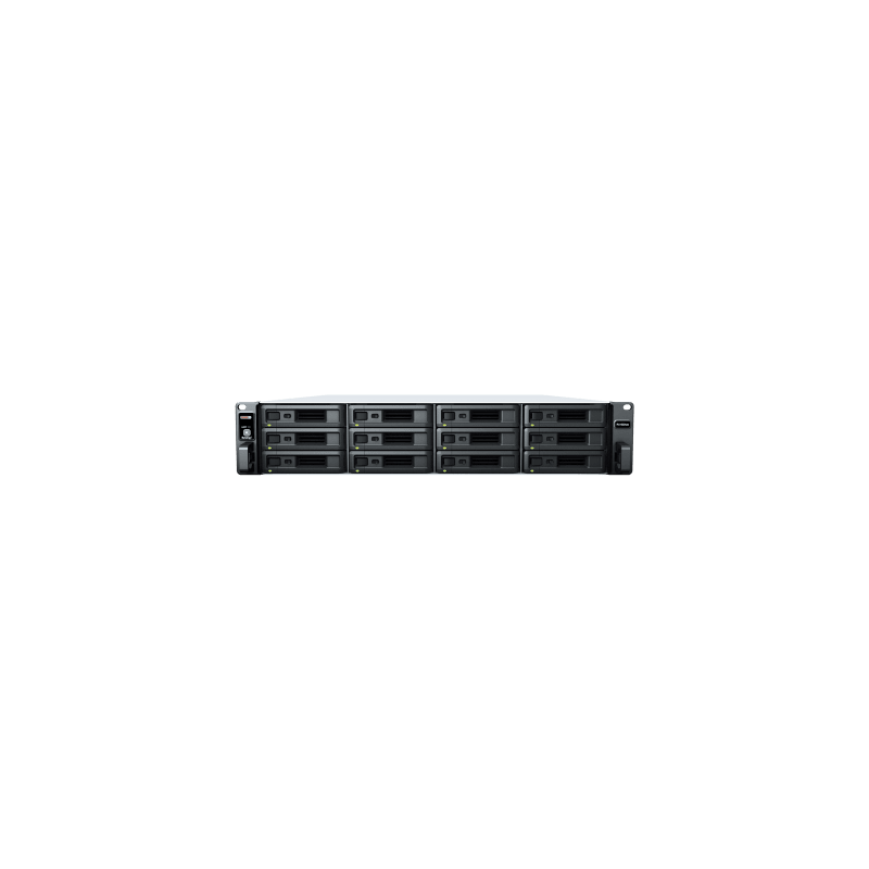 Unidad de Expansión RX1222sas | 12 Bahías SAS/SATA 3.5" o 2.5" | Diseño Redundante | Fuentes de Alimentación Dobles | Compatible con Unidades Synology.
