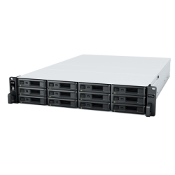 Unidad de Expansión RX1222sas | 12 Bahías SAS/SATA 3.5" o 2.5" | Diseño Redundante | Fuentes de Alimentación Dobles | Compatible con Unidades Synology.
