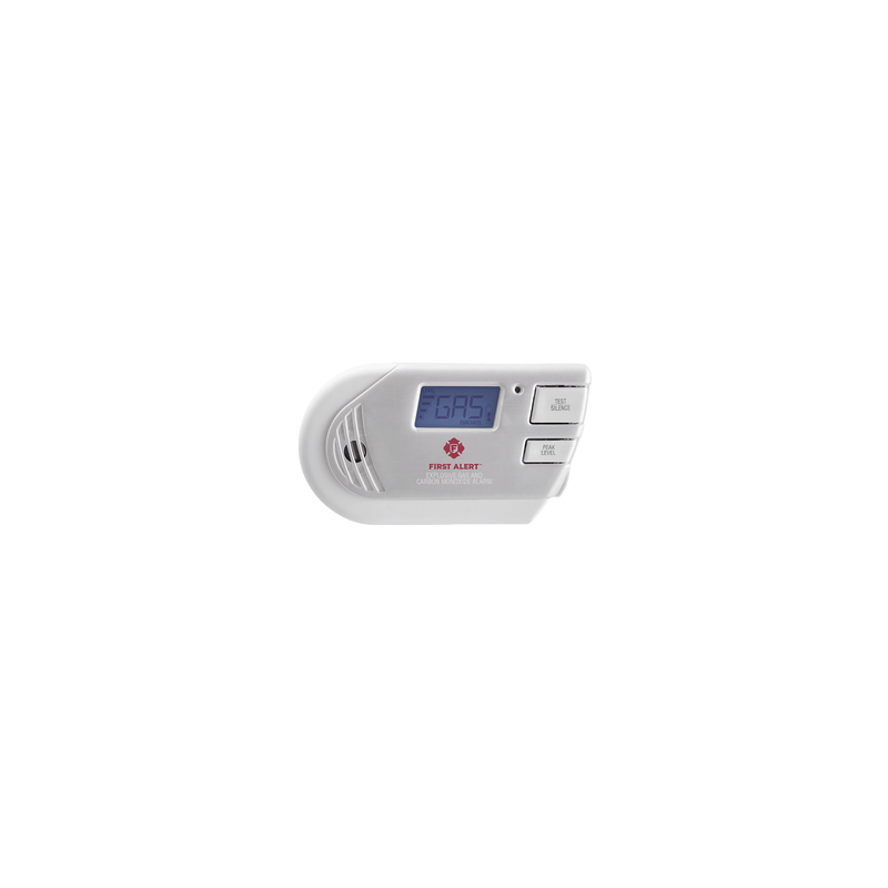 Detector Combo de Combinación de Gases Explosivos: Metano (GN), Propano (LP) y Monóxido de Carbono (CO), Con Pantalla Digital Retroiluminada, 120 Vca y Batería de Respaldo