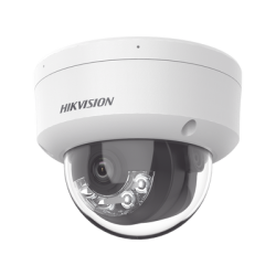 [Dual Light] Domo IP 2 Megapixel / Lente 2.8 mm / 30 mts IR + Luz Blanca / Micrófono Integrado / Antivandálico IK08 / ACUSENSE Lite / Exterior IP67 / H.265+/H.264+ / PoE / ONVIF (Profile S/T)