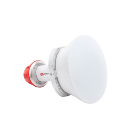 Antena Sectorial Asimétrica, apertura 20 grados tipo cuerno 20.5 dBi 5180-6000 MHz conectores tipo N hembra
