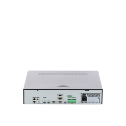 NVR 12 Megapixel (4K) / 32 Canales IP / Reconocimiento Facial / AcuSense (Evita Falsas Alarmas) / 8 Bahías de Disco Duro /  2 HDMI en 4K / Alarmas I/O