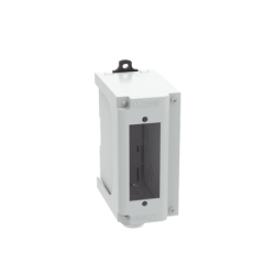 Panel de Parcheo Modular para Fibra Óptica, de Instalación en Riel DIN Estándar de 35mm, Acepta Una Placa Acopladora FAP, Color Gris