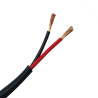 Bobina de 152 Metros / 18AWG 2 Conductores / Cable Profesional de ALTA FIDELIDAD 100% Cobre / Exterior / Direct Burial / Color Negro / Para Aplicaciones de Audio, Control de Acceso y Automatización 