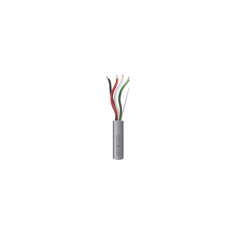 Bobina de 152 Metros / Cable  4 x 16 AWG / Color Gris / Aplicaciones de Control / Riser