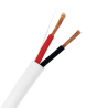 Bobina de 152 Metros / 16AWG 2 Conductores / Cable Profesional de ALTA FIDELIDAD 100% Cobre / Interior / Color Blanco / Libre de Oxígeno / Para Aplicaciones de Audio, Control de Acceso y Automatización 