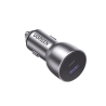 Cargador de Auto 52.5W | Puerto USB-A y USB-C | Carga Rápida | Compatible con Vehículos de 12 y 24 VCD | PD3.0 + QC3.0 | Chip Inteligente | Diseño Compacto  Mayor Eficiencia Energética | Caja de Aluminio.