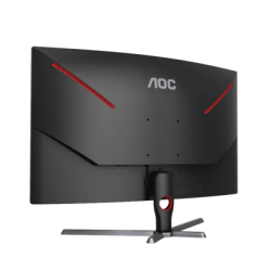 Monitor Curvo 32" WIDESCREEN GAMING W-LED VA, Resolución 1920x1080p 165Hz, con Entradas de Video HDMI / DISPLAYPORT, Bisel Ultra Delgado, Soporta VESA