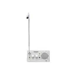 Sistema de Intercomunicación | Ideal para Ventanillas | Audio de voz de dos vías | 12V/1A 2W | Micrófono Interior + Micrófono Exterior