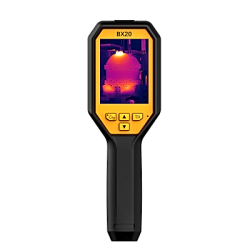 BX20 - Cámara Termográfica Portátil Antiexplosión ATEX / Dual / Lente Térmico 6.9 mm (256 x 192) / Lente Óptico (8 Megapixel) / WiFi / IP54 / z MicroSD hasta 64 Gb  / Hasta 6 Horas de Funcionamiento Continuo