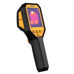 BX20 - Cámara Termográfica Portátil Antiexplosión ATEX / Dual / Lente Térmico 6.9 mm (256 x 192) / Lente Óptico (8 Megapixel) / WiFi / IP54 / z MicroSD hasta 64 Gb  / Hasta 6 Horas de Funcionamiento Continuo