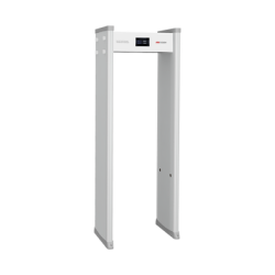 Arco Detector de Metales de 12 Zonas con Pantalla LCD de 7" / Conteo de Personas y Alarmas / Ajuste de Sensibilidad e Interferencias