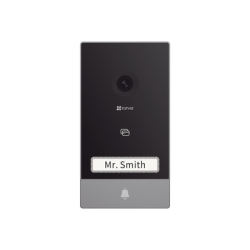 Videoportero IP Conexión a 2 Hilos / Con Monitor Wi-Fi para Interior / Frente de Calle  IP65 Uso En Exterior Debe Tener Protección / Cámara 3 Megapíxel / Llamada a la App / Apertura remota  / Soporta 2 Puertas / Ranura para Mic