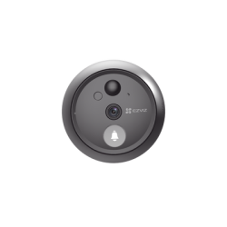 Videoportero Con Mirilla y Pantalla Wi-Fi de Batería Recargable / Para Instalarse en Puerta / Cámara 1080P / Audio de Dos Vías / Uso en Interior