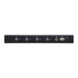Switch KM USB| 4 Puertos | Boundless Switching | RS232 | Controla 4 Computadoras con 1 Teclado/Mouse 