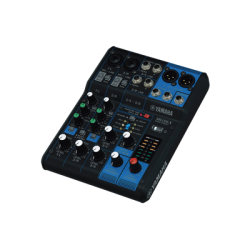 Mezcladora de Audio | 6 Canales | 2 entradas de micro/6 de línea (2 mono + 2 estéreo) | Efectos Integrados | Alimentación Phantom 