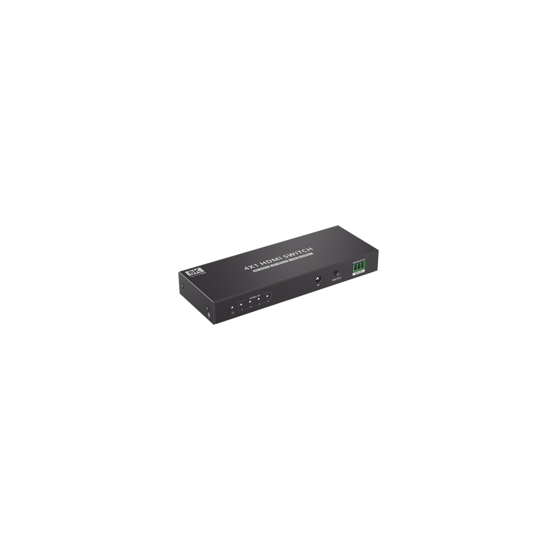 Switch Conmutador  HDMI 4X1 | 4 Entradas 1 Salida | Velocidad de trasmisión 48 Gbps | Resolución 8K | Salida de audio | HDCP 2.3