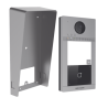 Kit Videoportero + Carcasa protectora IP 2 Megapixel / Llamada y Apertura Remota desde App Hik-Connect / PoE / Exterior IP65 + Antivandalico IK08 / 1 Departamento / Apertura con Tarjeta / Soporta 2 Puertas y hasta 6 Monitores