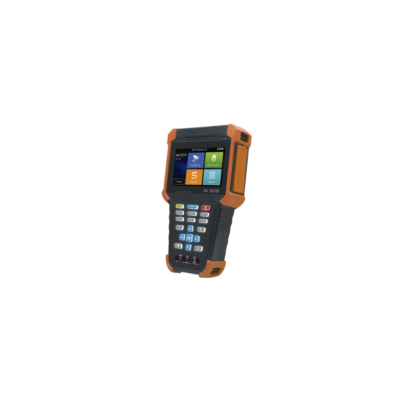 Tester de Video Profesional | Pantalla 4" Touch | Ideal para Cámaras IP/ HD (TVI, CVI, AHD y CVBS) | 4K | H.265/H.264 | PoE | WiFi | Cable Tester | Multímetro Digital | Todo en Uno para tu CCTV.