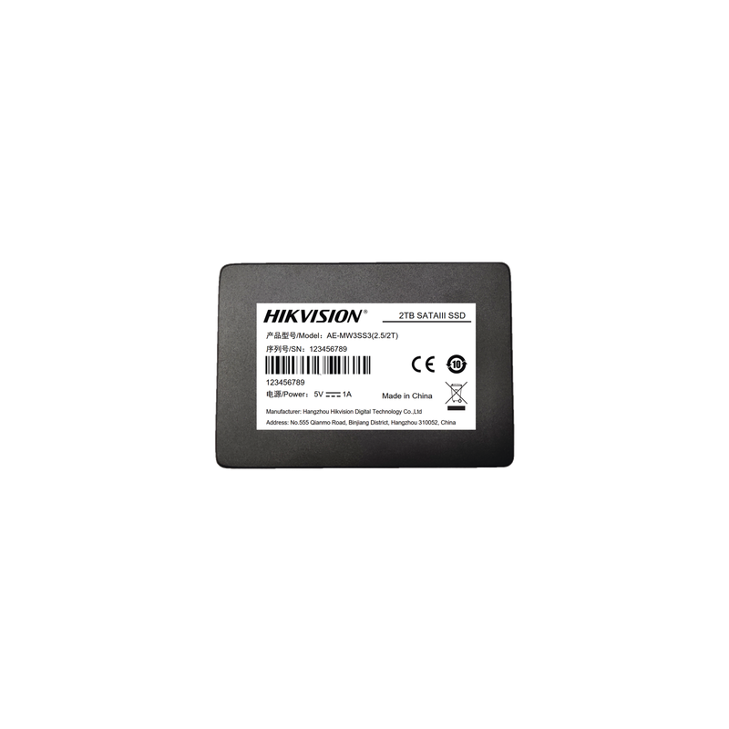 SSD PARA Videovigilancia Móvil / 2 TB / 2.5" / Alto Performance / Uso 24/7 / Resistente en Alta Temperaturas