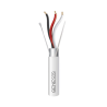 Bobina de 305 Metros de Cable 3 x 18 AWG / Plenum / BLINDADO / Tipo FPLP, CMP, CL3P / Color Natural / Para Aplicaciones en Sistemas de Seguridad, Audio, Control y otras Aplicaciones