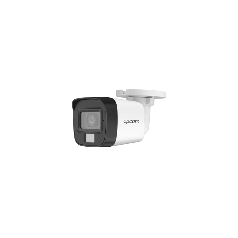 [Dual Light + ColorVu] Bala TURBOHD 3K (5 Megapixel) / Lente 2.8 mm / 30 mts IR + 20 mts Luz Blanca / Gran Angular 104.9° / Exterior IP67 / Micrófono Integrado / dWDR / 4 Tecnologías / Metal