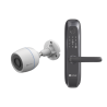 Kit de Cerradura Inteligente con Cámara IP Wi-Fi modelo CS-H3C / Apertura Remota desde la App / Códigos Temporales Para Visitantes / Lectura de Huella / Lectura de Tag / Contraseña /  Botón para Timbrar / Alarma Anti-intrusion 