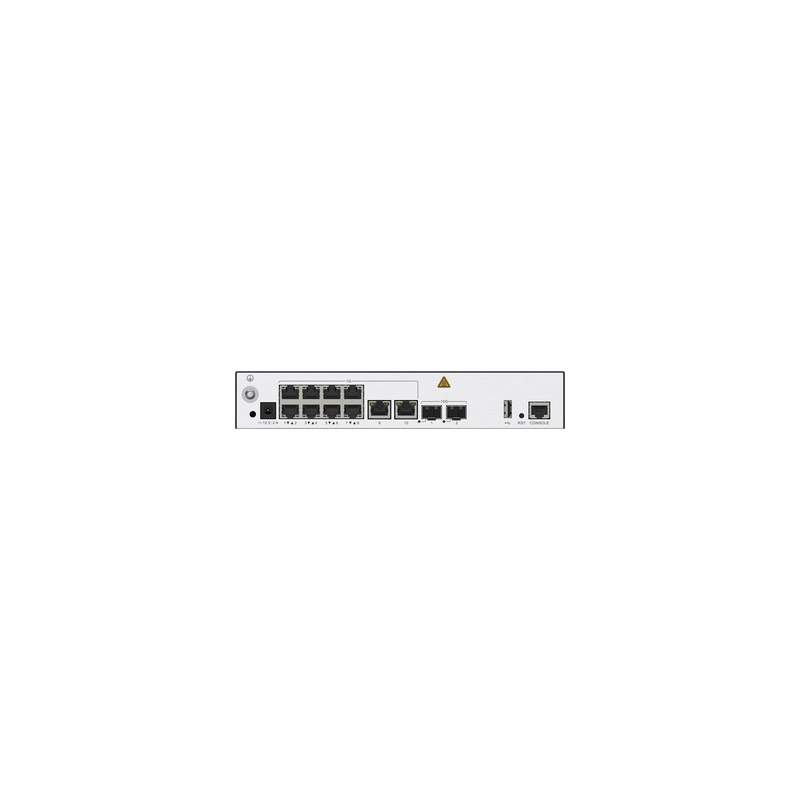 Controladora de Puntos de Acceso / 10 puertos 10/100/1000 Mbps / 2 puertos 10GE SFP+ / Hotspot 2.0 / Roaming Capa 2 y 3 / Rendimiento 10 Gbps / Soporta 128 APs / Hasta 1024 Clientes 