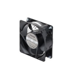Ventilador Axial Compacto, de 4 Pulgadas, 49 CFM, 115 Vca, De Acero, Color Negro