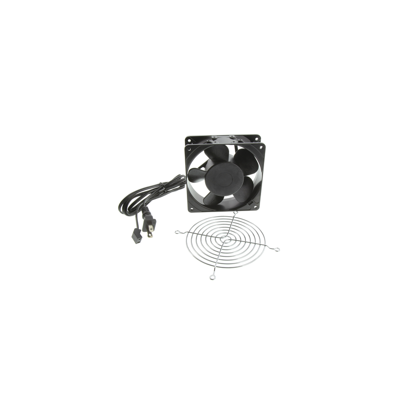 Ventilador Axial Compacto, de 4 Pulgadas, 100 CFM, 115 Vca, De Acero, Color Negro