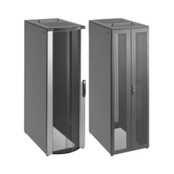 Gabinete de Telecomunicaciones ProLine FloTek PC, 600 mm de Ancho, 1000 mm de Profundidad, 42 UR, Color Negro