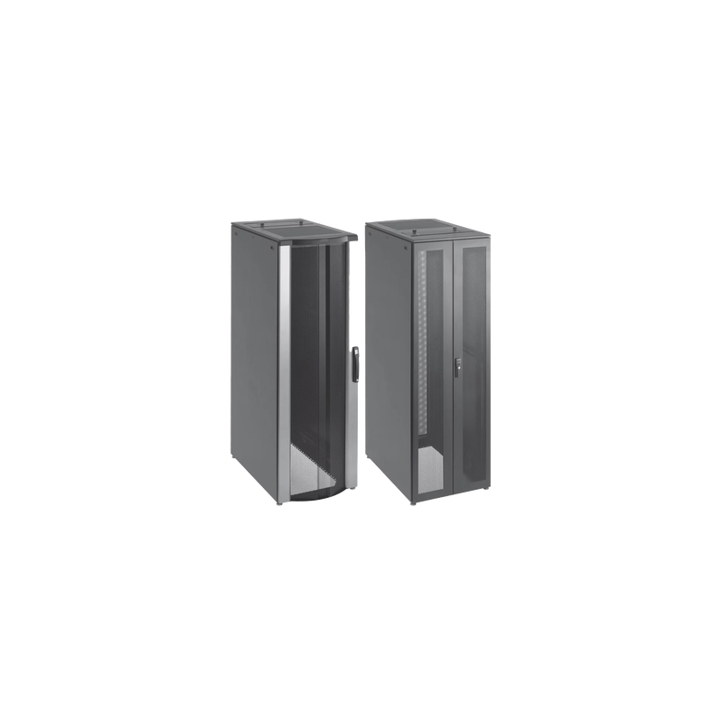 Gabinete de Telecomunicaciones ProLine FloTek PC, 600 mm de Ancho, 1000 mm de Profundidad, 42 UR, Color Negro