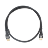 Cable HDMI de 1m | Alta Definición | Longitud | Version 2.0 | Alta velocidad 18Gbps | 4K@60Hz | Conectores Chapados en Oro | Tipo Redondo 